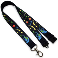 20mm Fine Weave Polyester Dye Sublimated Lanyard UK Manufactured