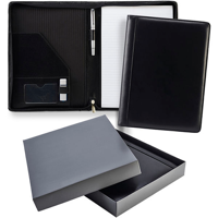 A4 Zipped Ascot Leather Conference Folder