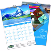 A4 Wall Calendar Spiral Bound - 210 x 297mm