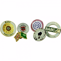 Stamped Iron Soft Enamelled Metal Badges - 25mm