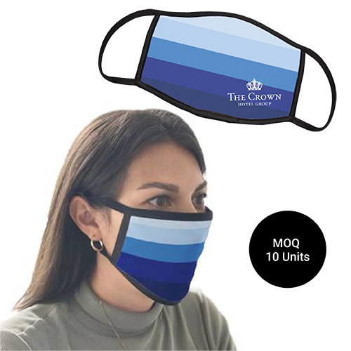 Dye Sublimation 3 ply Customised Face Masks