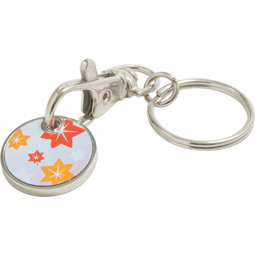 Trolley Coin Keyring (Full Colour Print)